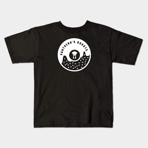 Baker Pantheon's Donuts Kids T-Shirt by MsFoxett